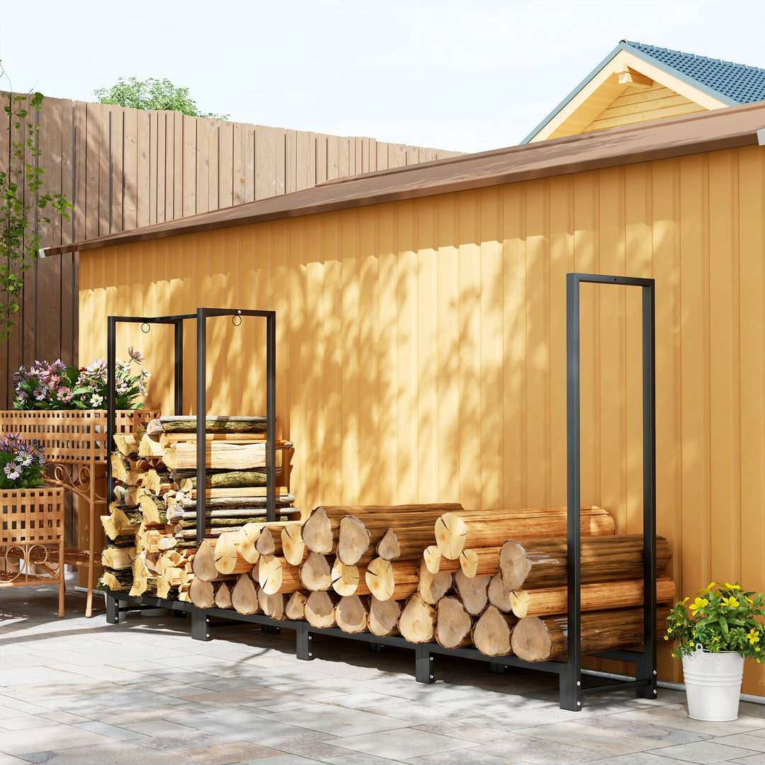 Brænderist, to sektioner, stel i rustfrit stål, op til 300 kg, 240 x 32 x 115 cm, sort