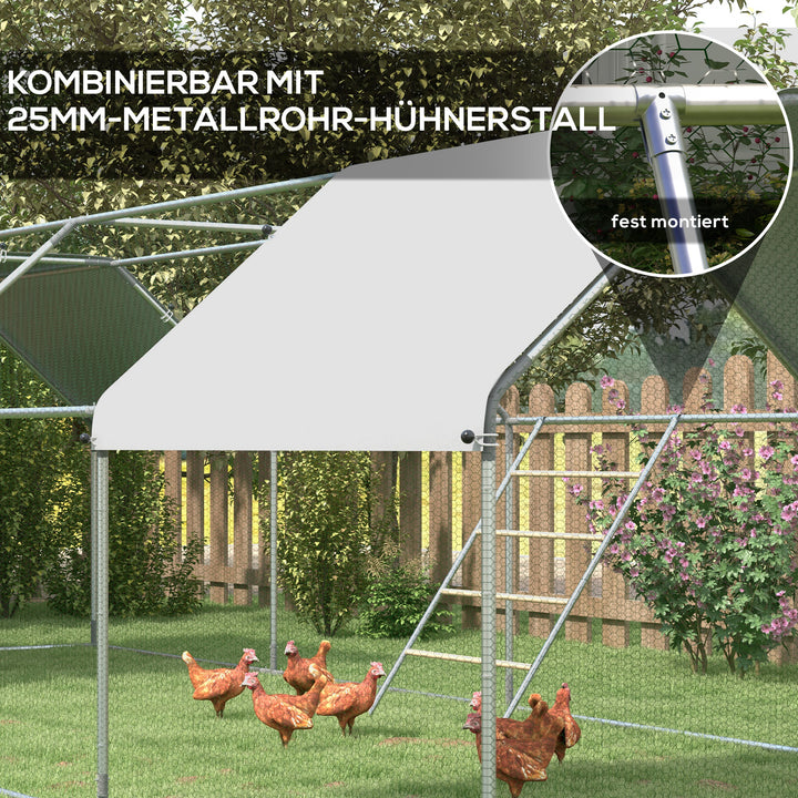 Hønsestige, 4 siddepinde, vejrbestandig, til 4-6 kyllinger, stål/træ