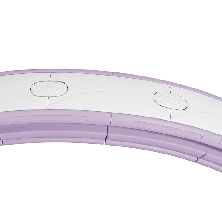 Smart Hula Hoop til Voksne med Vægtet Kugletæller, 16 Knuder (76-113cm), Lilla
