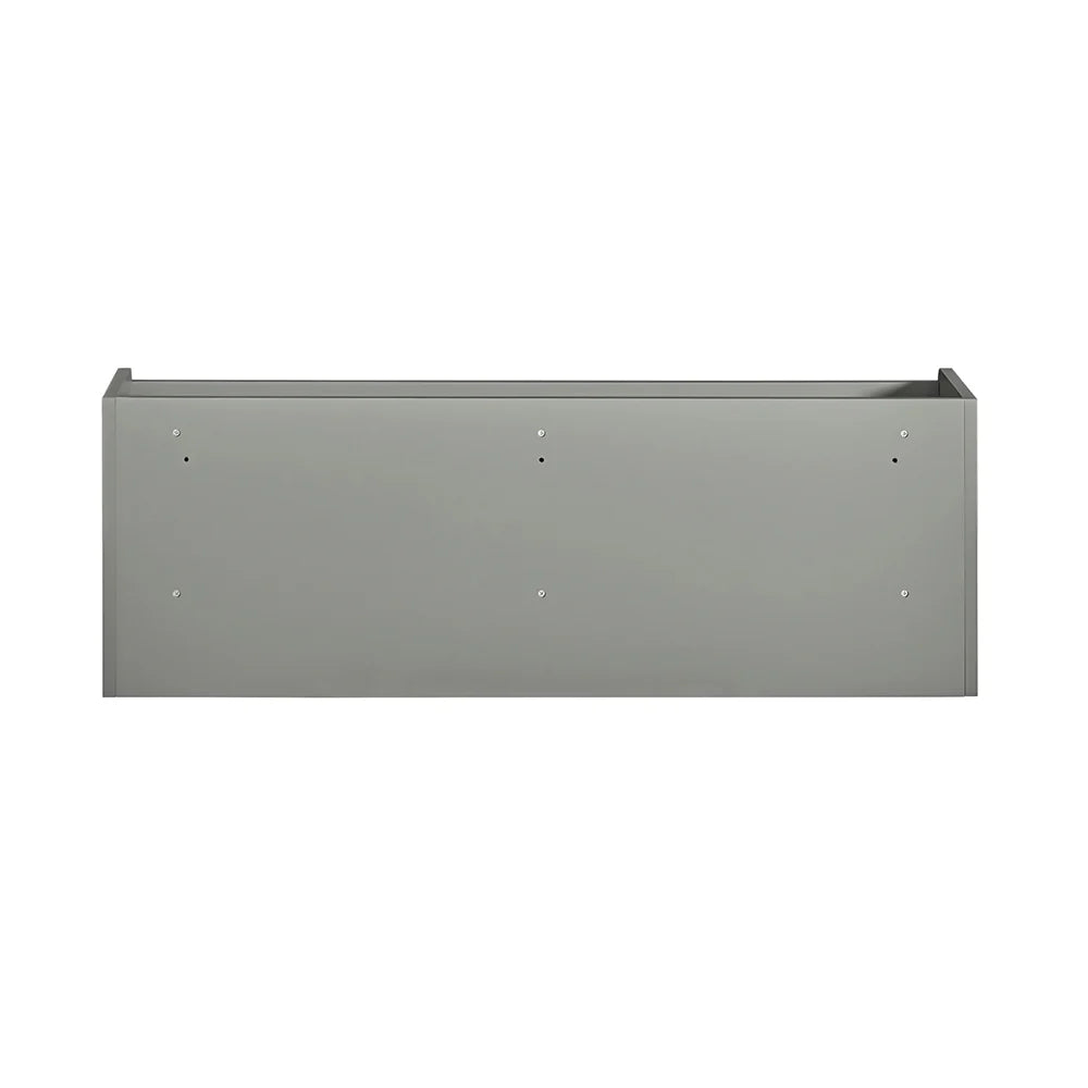 Væghængt knagerække med hylder, moderne entréhylde til jakker og opbevaring, B: 100 cm, D: 25 cm, H: 35 cm, grå