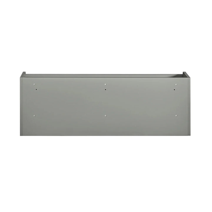 Væghængt knagerække med hylder, moderne entréhylde til jakker og opbevaring, B: 100 cm, D: 25 cm, H: 35 cm, grå