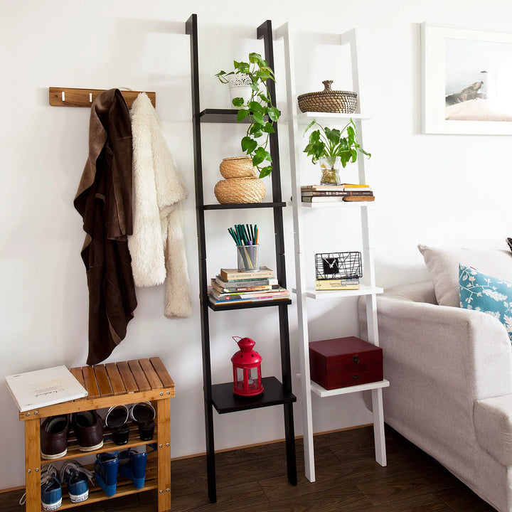 Moderne stigereol, B33 x D23 x H180 cm, sort