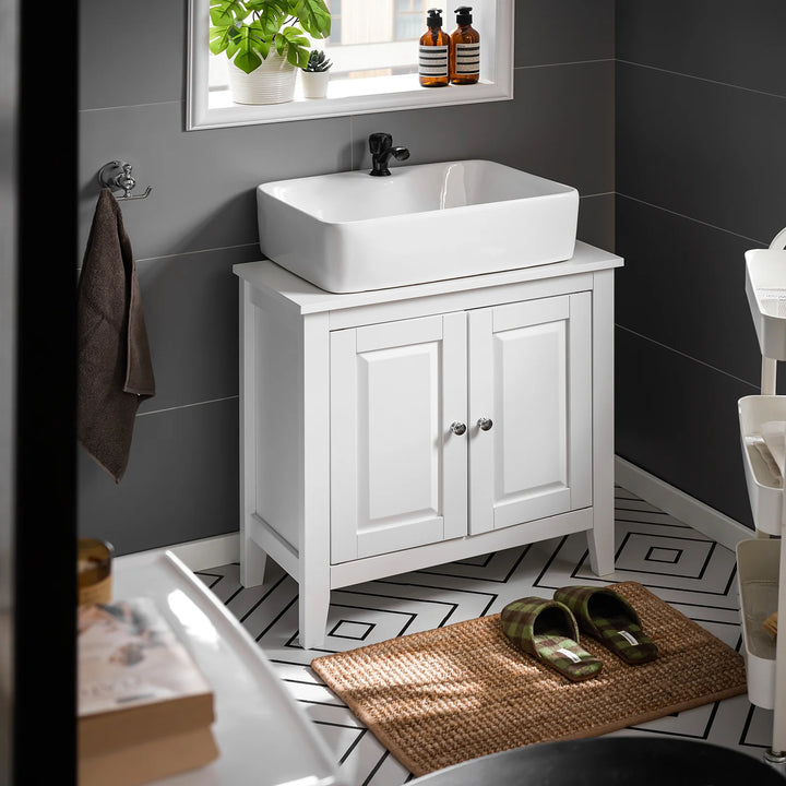 Underskab til badeværelse, B60 x D30 x H62 cm, hvid