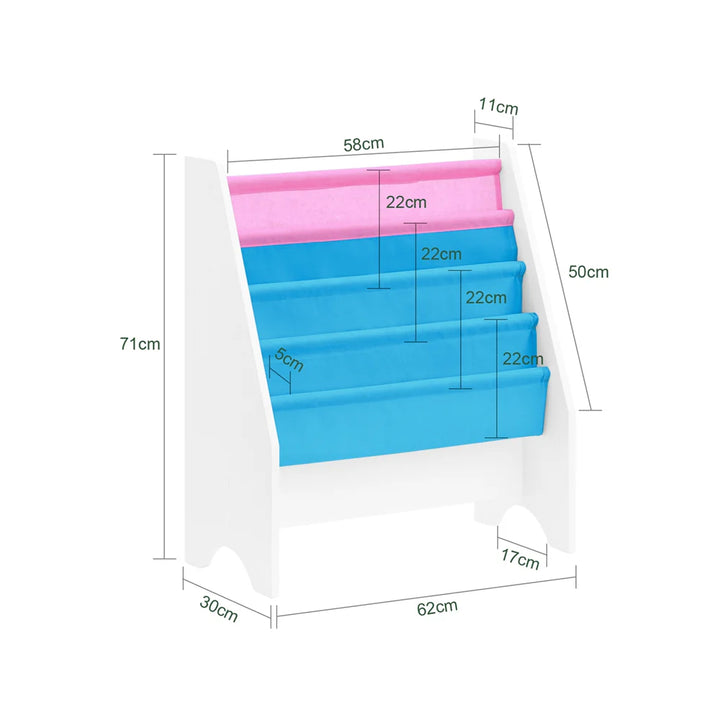 Den ideelle bogreol til børneværelset - Både praktisk og stilfuld