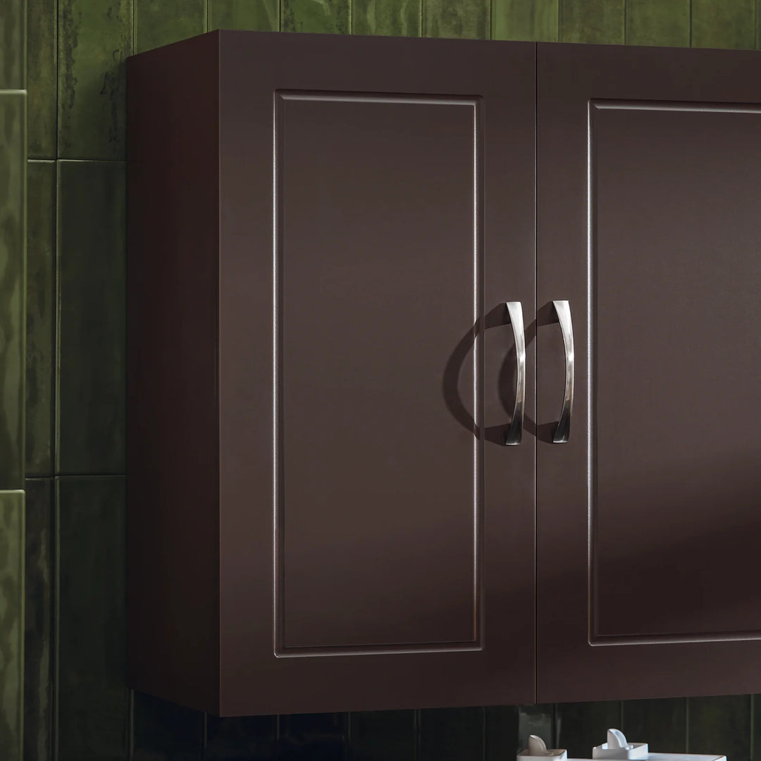 Skab orden i dit hjem med dette smarte vægskab i brun (B60 x D30 x H60 cm)