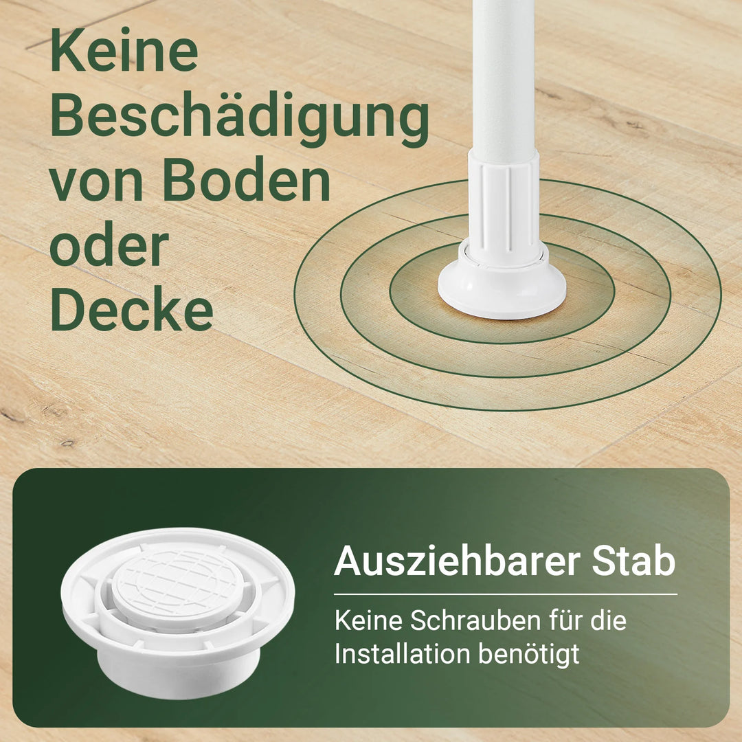 Walk-in closet modulær garderobe, hvid