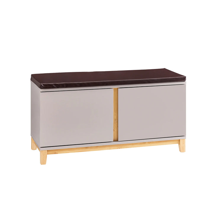 Entrébænk / skobænk med 2 døre, 90x34x47 cm