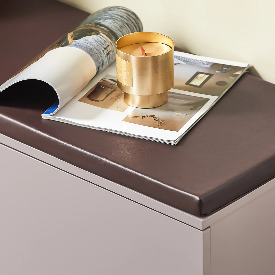 Entrébænk / skobænk med 2 døre, 90x34x47 cm