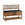 Rustik bænk med opbevaring, fyrretræ, 90 x 35 x 75 cm, brun