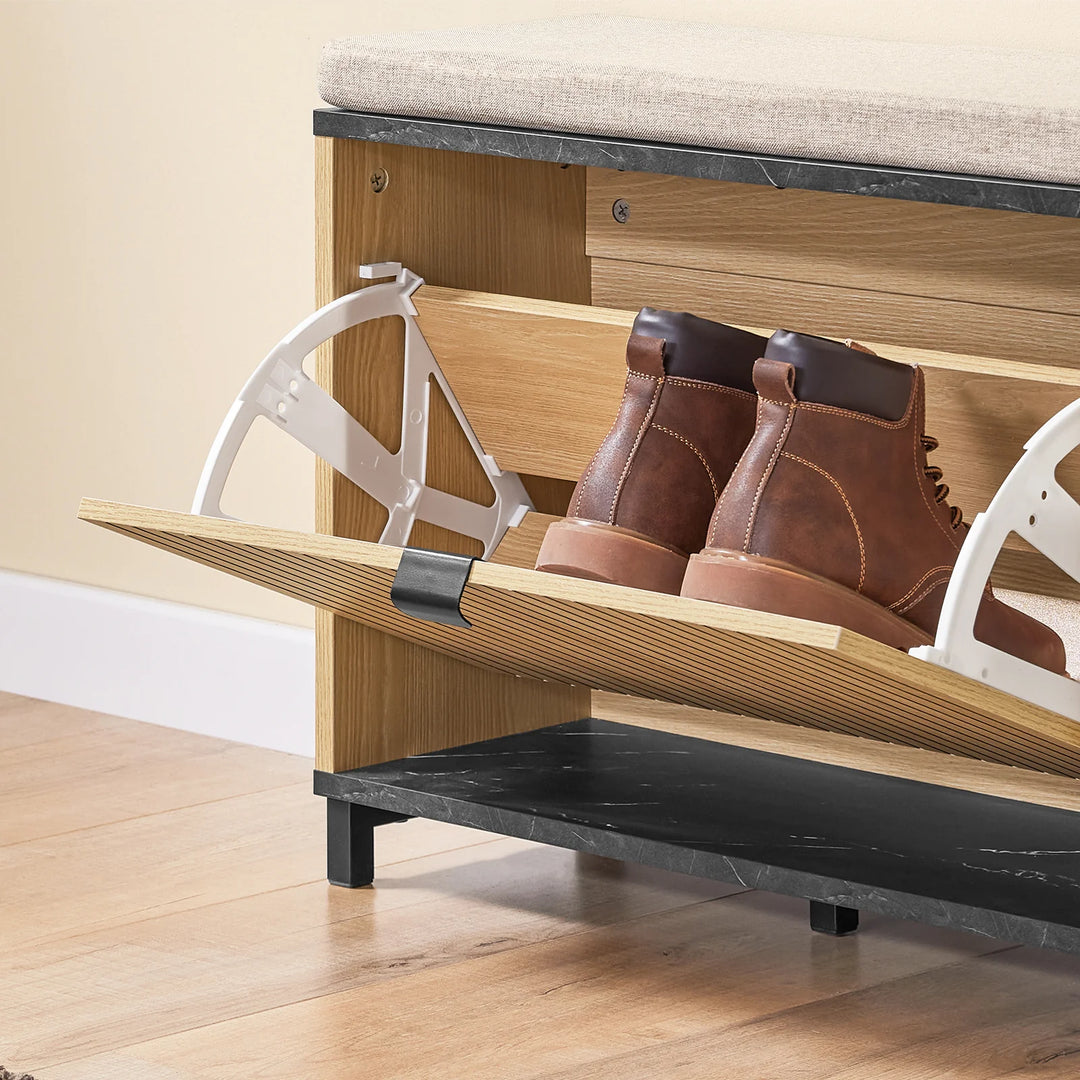 Gør din entré stilfuld og organiseret med en elegant skobænk, D24xB60 cm