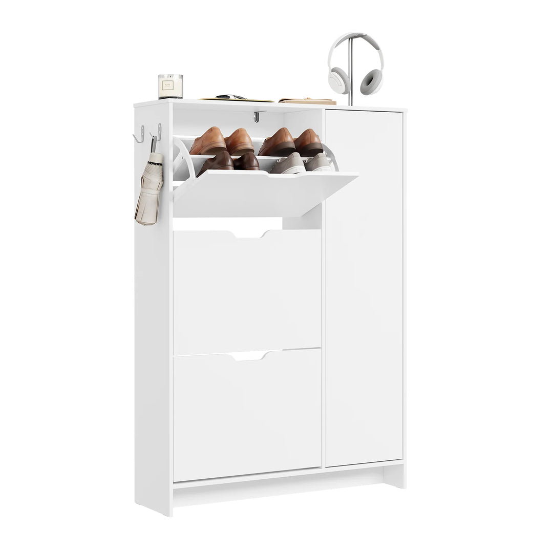 Ekstra smalt skoskab, kun 24,1 cm dybt, nordisk design