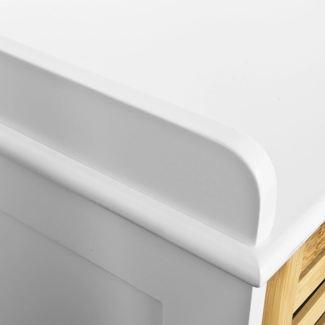 Skobænk / entrébænk med 3 rummelige kasser, L105 x B35 x H43 cm, flerfarvet