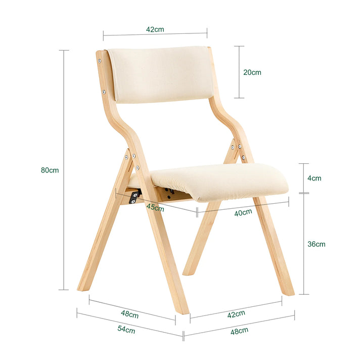 Få en fleksibel og stilfuld siddeplads med denne hvide klapstol i et enkelt og moderne design