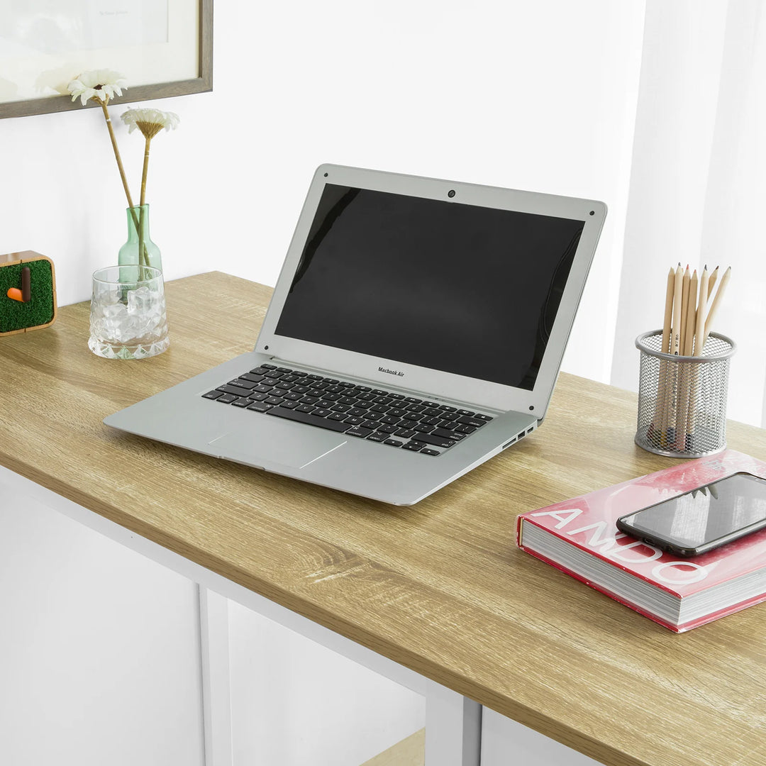 Barbord i skandi-stil, L120 x B55 x H90 cm, hvid