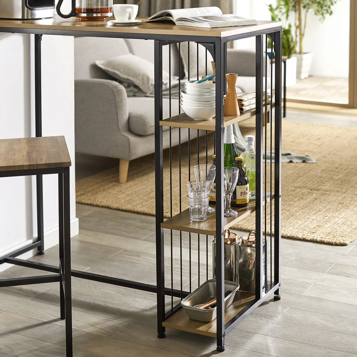 Bring ro i hjemmet med dette elegante barbord (B115 x D50 x H107 cm)