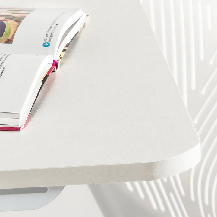 Vægmonteret foldebord / skrivebord, pladsbesparende, skandi-look, B64 x D58 x H82 cm, hvid