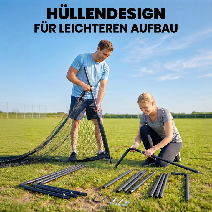 Fodboldmål til haven 300 x 200 cm Rivefast målnet Udendørsmål