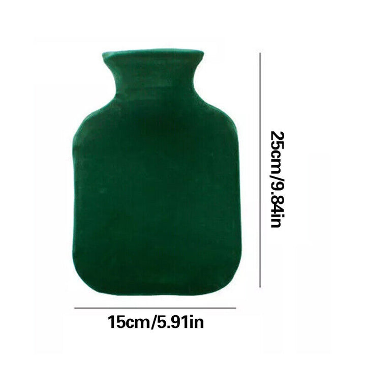 3 x 1000ml varmtvandsflaskepose + bælte, gummibelagt, varm plyspose, hoftebeskyttelsesbælte