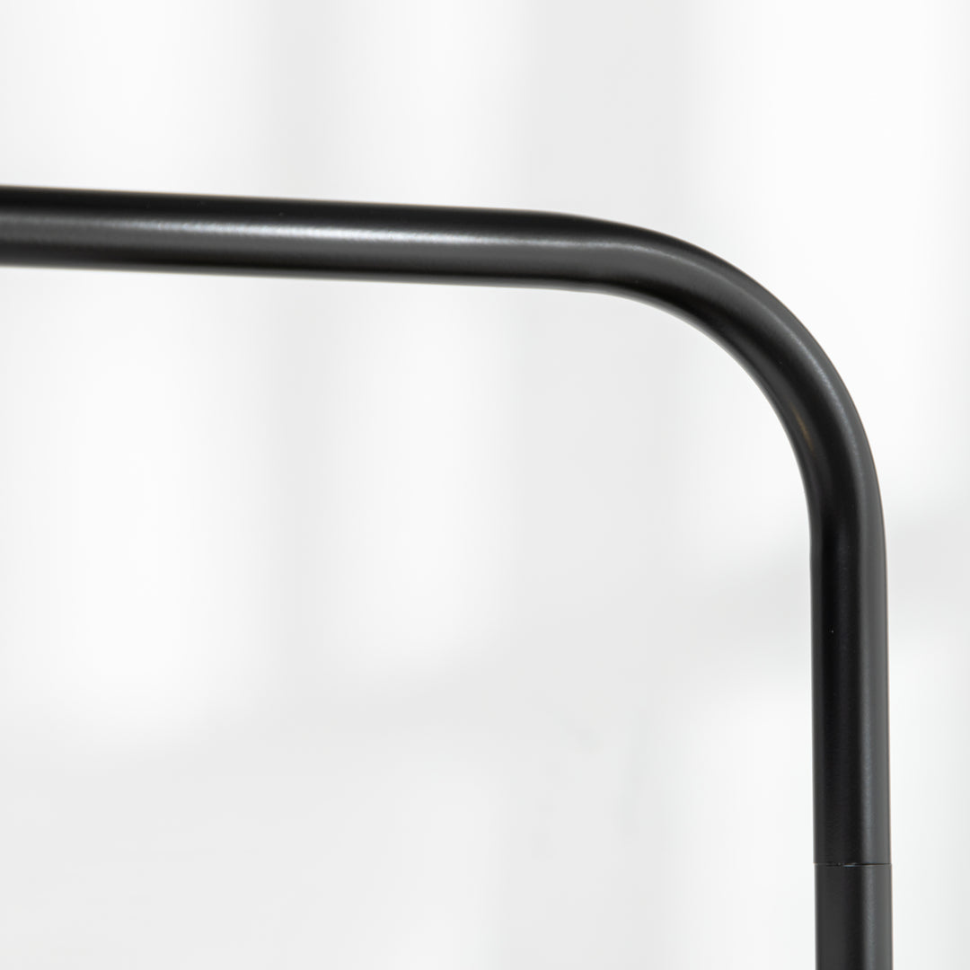 Gulvlampe med fodkontakt, gulvlampe med stofskærm, stål, hvid