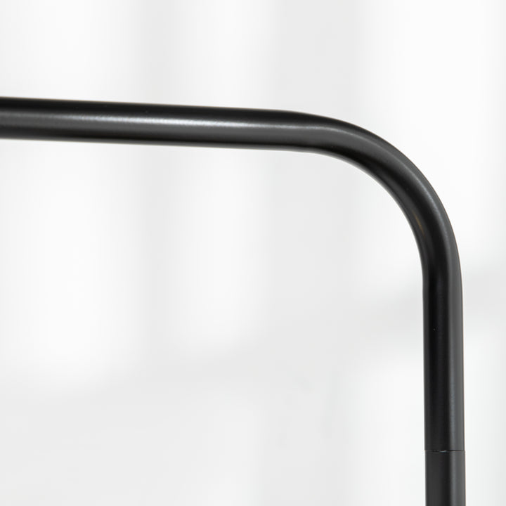 Gulvlampe med fodkontakt, gulvlampe med stofskærm, stål, hvid