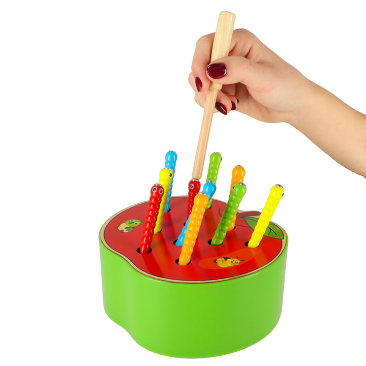 Magnetisk trælarveæble
