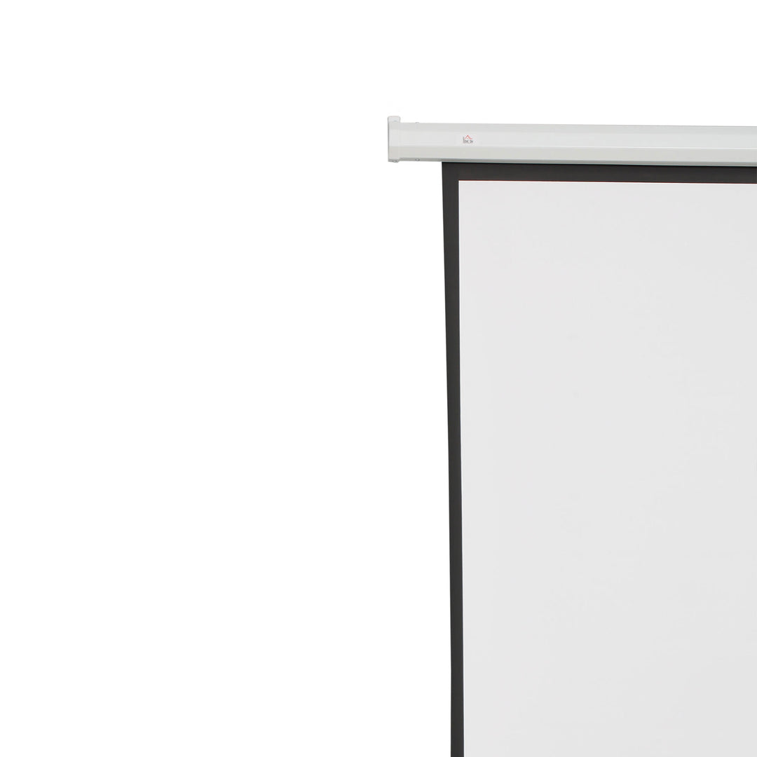 Projektorlærred, projektionslærred, 100 tommer, 4:3, 203 x 152 cm, hvid