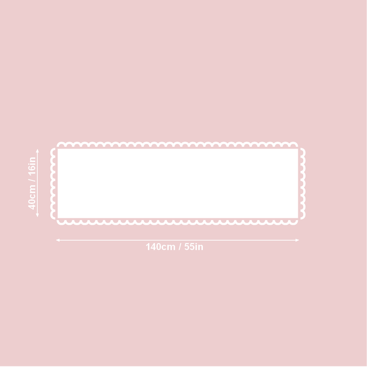 Bordløber, bomuld-hør-blanding, printet, Aitana kollektion