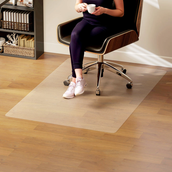 Gulvmåtte, skridsikker, 1,5 mm tyk, 100 x 150 cm, transparent