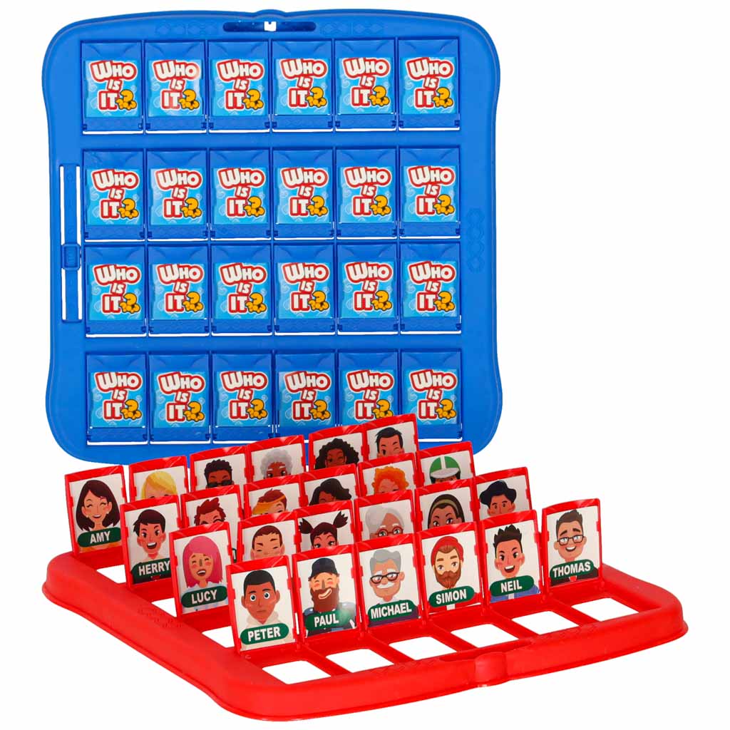 Memory-spil Gæt hvem det er? Brædder + kort