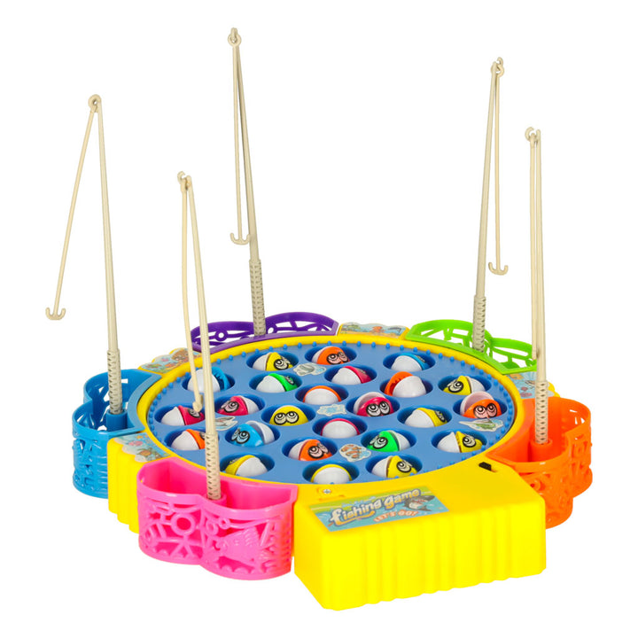 Familiefiskeri med 24 fisk
