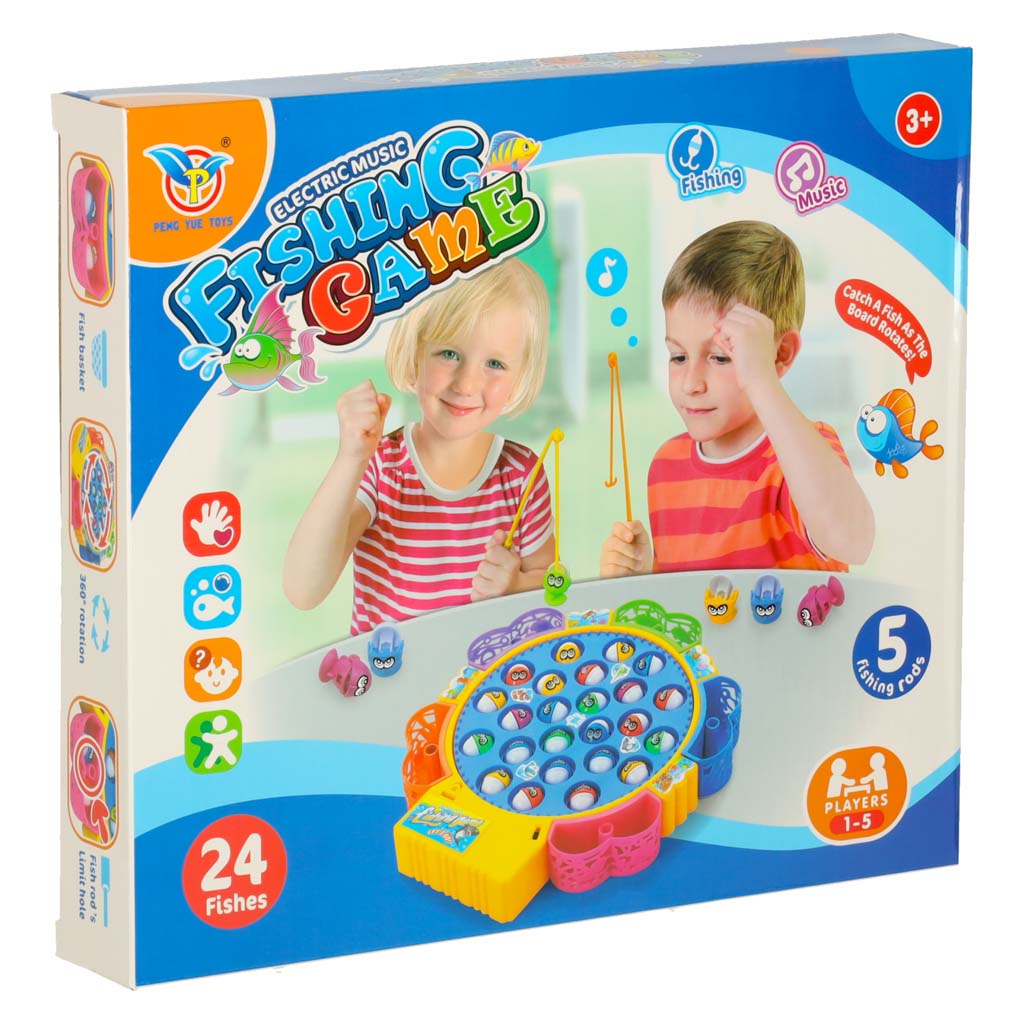 Familiefiskeri med 24 fisk