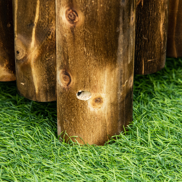 Højbedplanter urtebed grøntsagsbed blomsterkasse, grantræ 100x38,5x40 cm