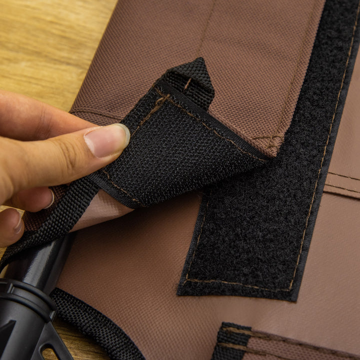 Udendørs hundeseng, kølende kæledyrsseng til store hunde, hævet hundeseng med robust metalramme, åndbart net til udendørs have, 92 x 76 x 18 cm, kaffebrun