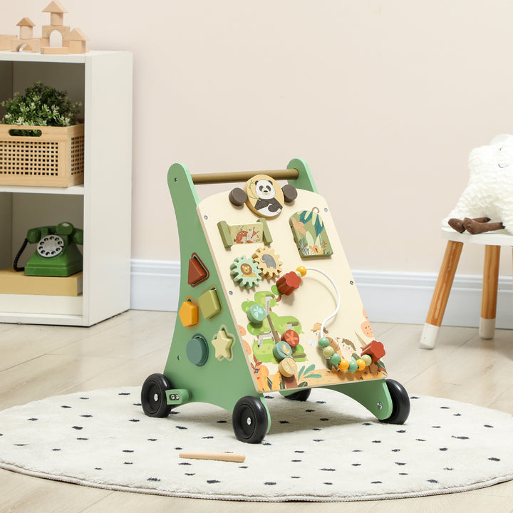 Træ Montessori Walker xylofon Grøn