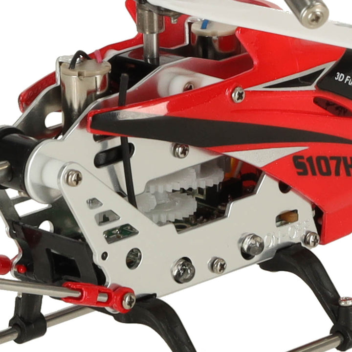 SYMA S107H 2.4GHz RTF RC helikopter rød