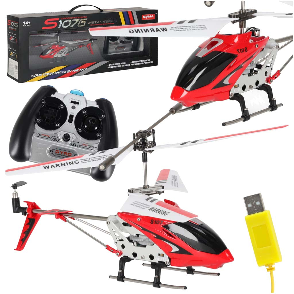 SYMA S107G RC helikopter rød