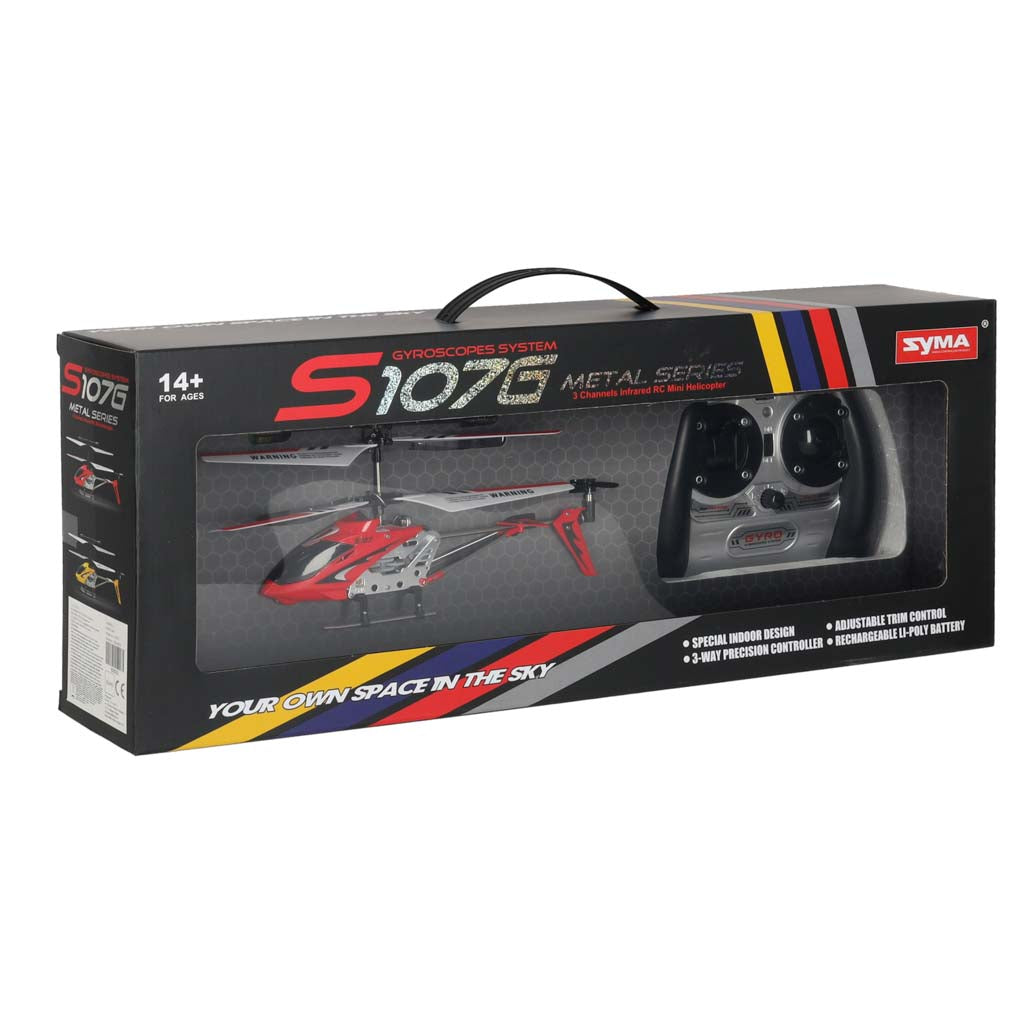 SYMA S107G RC helikopter rød