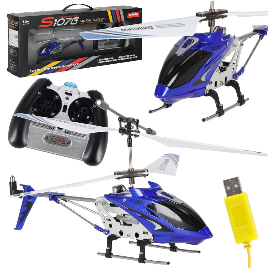 SYMA S107G RC helikopter blå