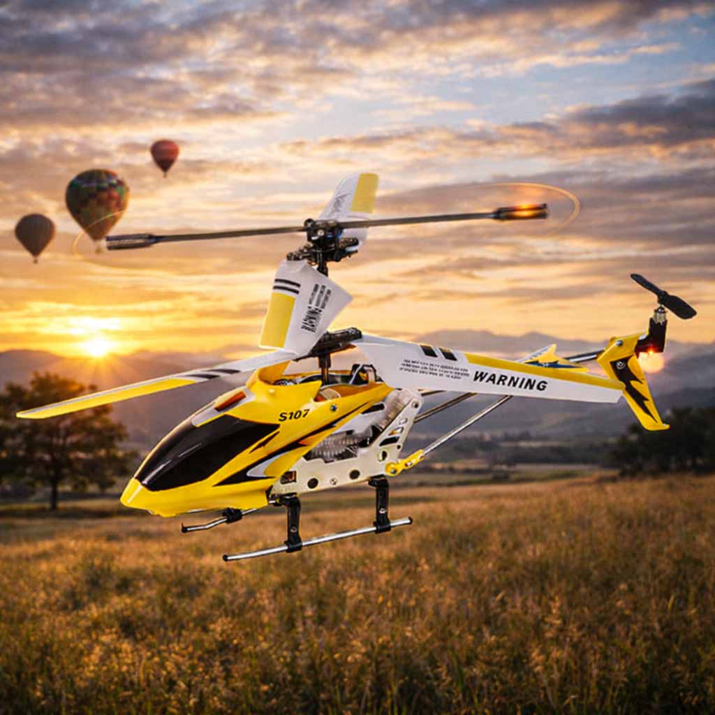 SYMA S107G RC helikopter gul