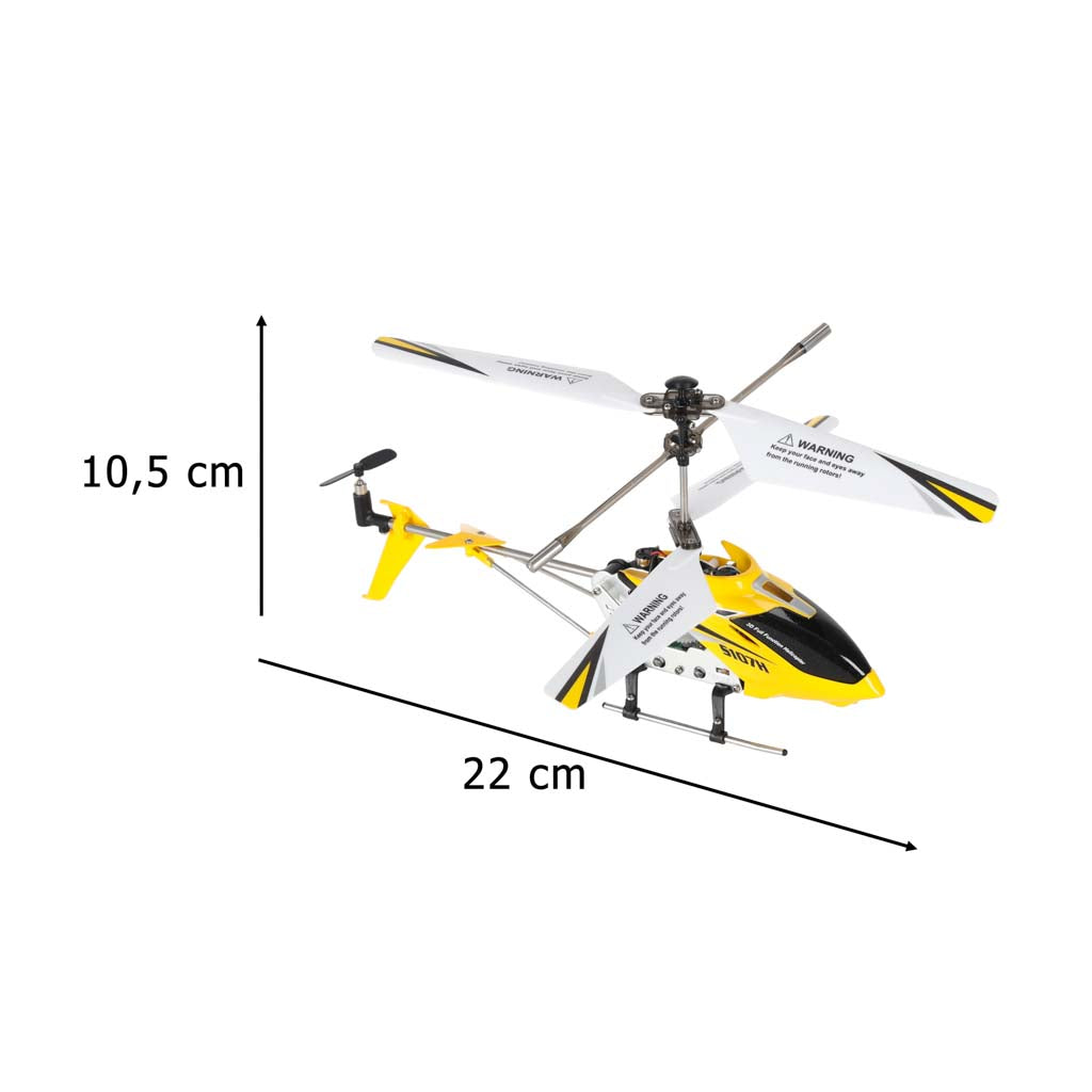 RC-helikopter SYMA S107H 2.4GHz RTF gul