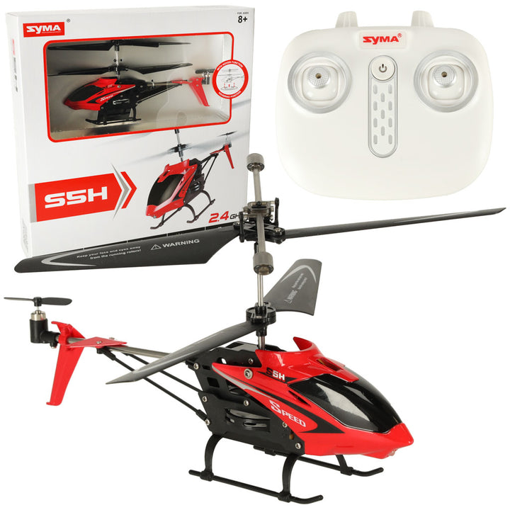 SYMA S5H 2.4GHz RTF RC helikopter rød