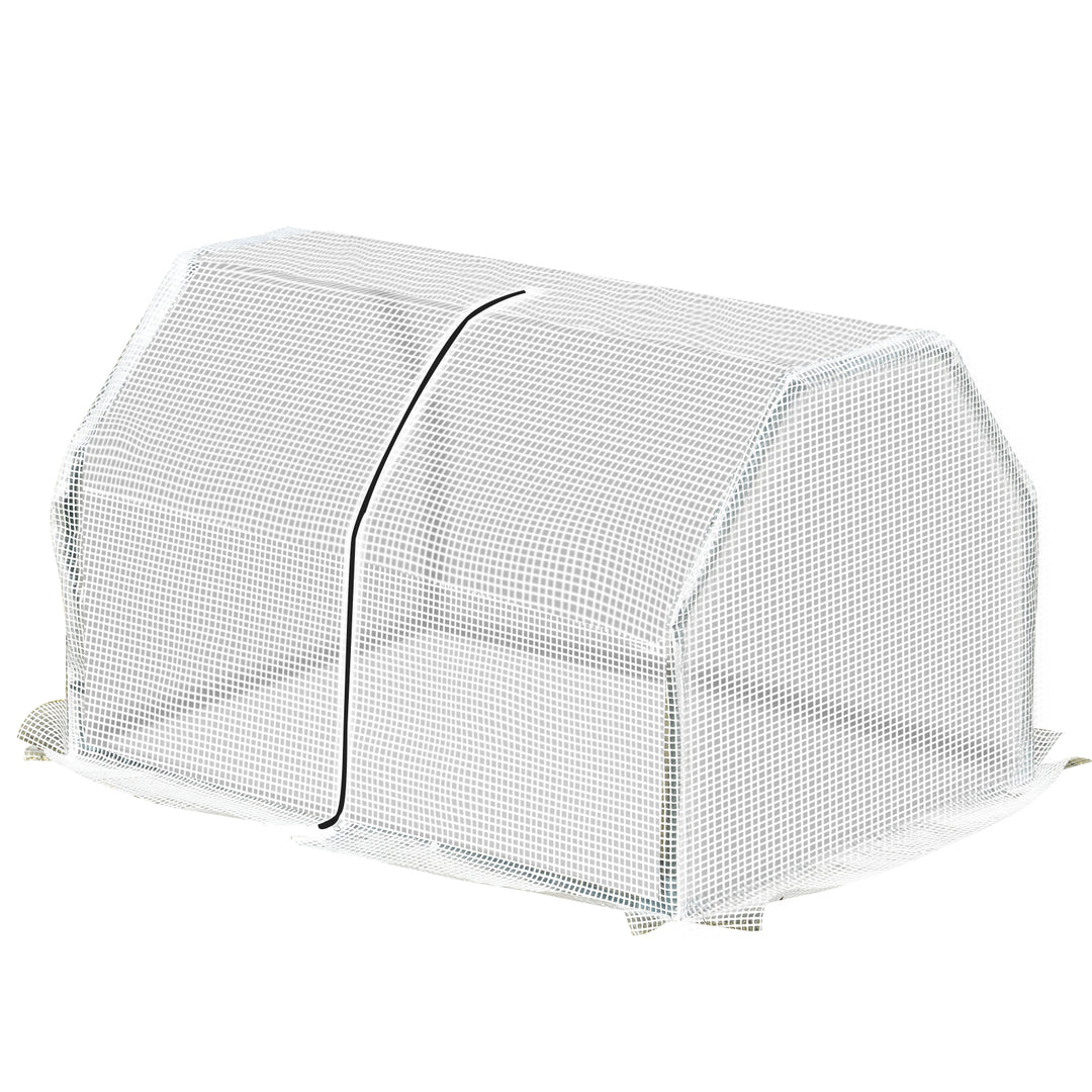 Minidrivhus, vejrbestandigt, let at transportere, 99 cm x 71 cm x 60 cm, polytunnel, grøn