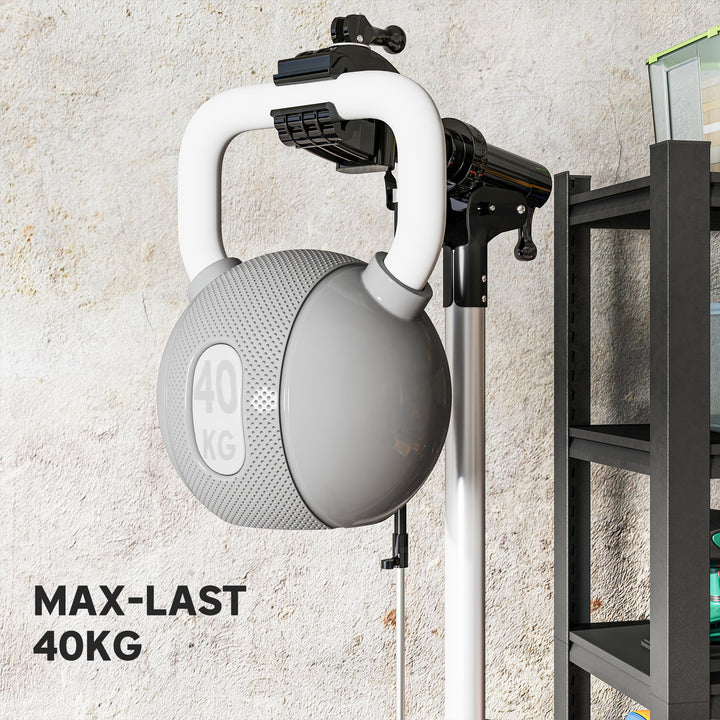 Cykelreparationsstativ, holder til cykler til vedligeholdelse og reparation, 40 kg bæreevne, højdejusterbar, sort