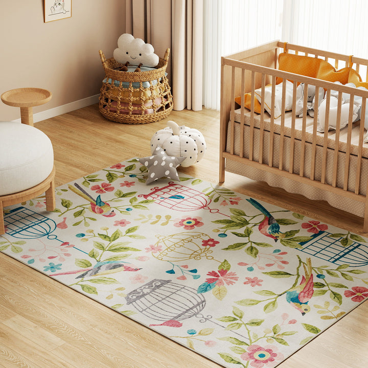 Landligt tæppe, alsidig, polyester, nem at vedligeholde, skridsikker, farverig