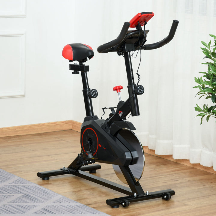 Indendørs cykeltræner hjemmegym cykeltræner fitnesscykel 85 x 46 x 114 cm
