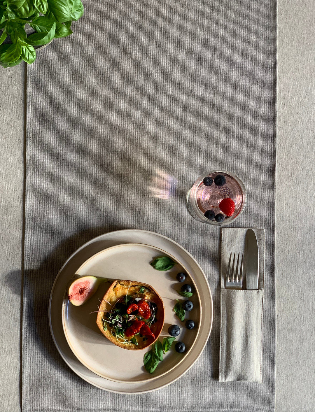 Bordløber, genanvendt stof, Nord 2 kollektion