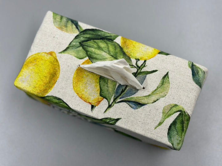 Servietboks-betræk, Lemon Linen kollektion