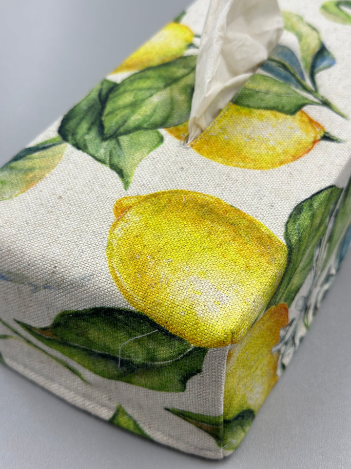 Servietboks-betræk, Lemon Linen kollektion