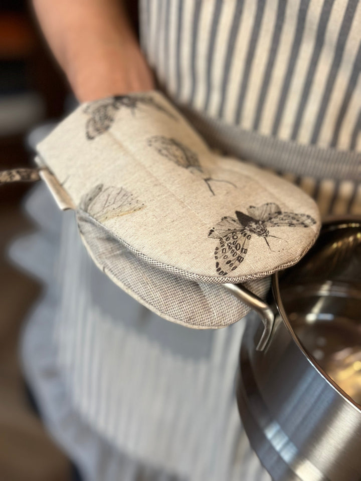 Lille ovnhandske med dobbelt uldfyld, genbrugsbomuld, Nord Wings kollektion