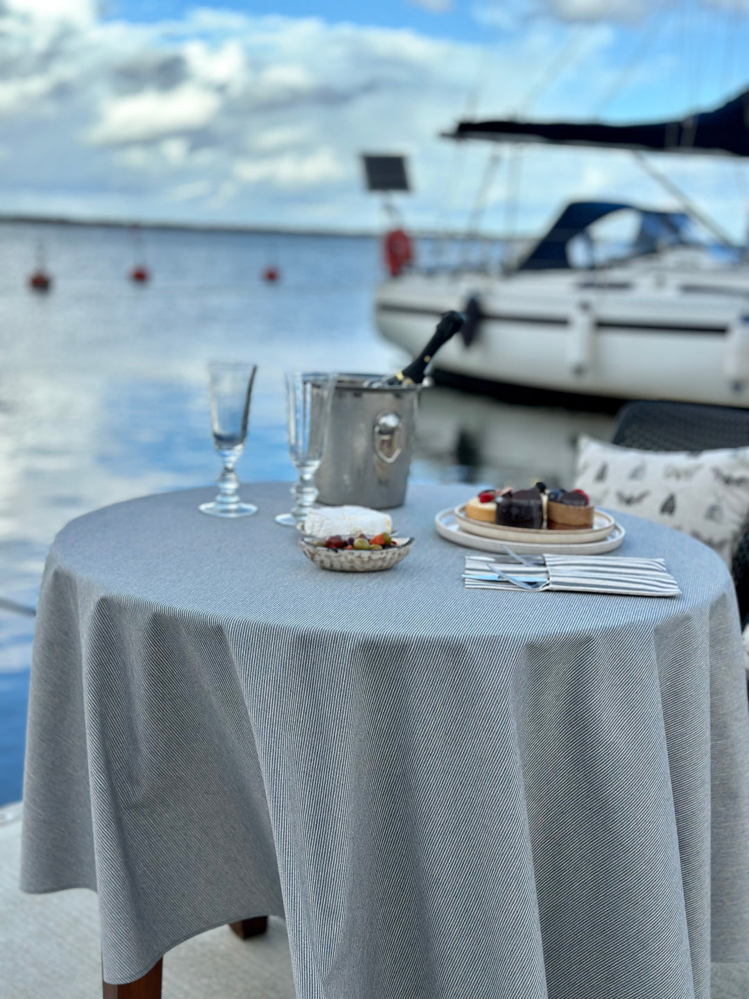 Rund dug, genanvendt stof, Nord 2 kollektion